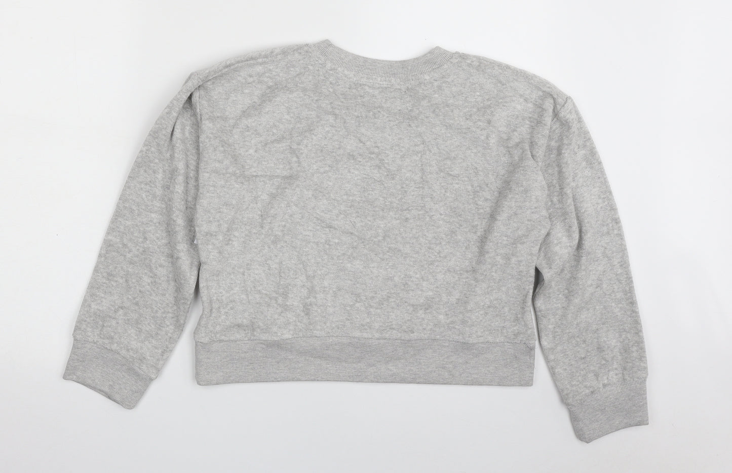 Pep&Co Womens Grey  Cotton Pullover Sweatshirt Size S  Pullover - Athletic Club