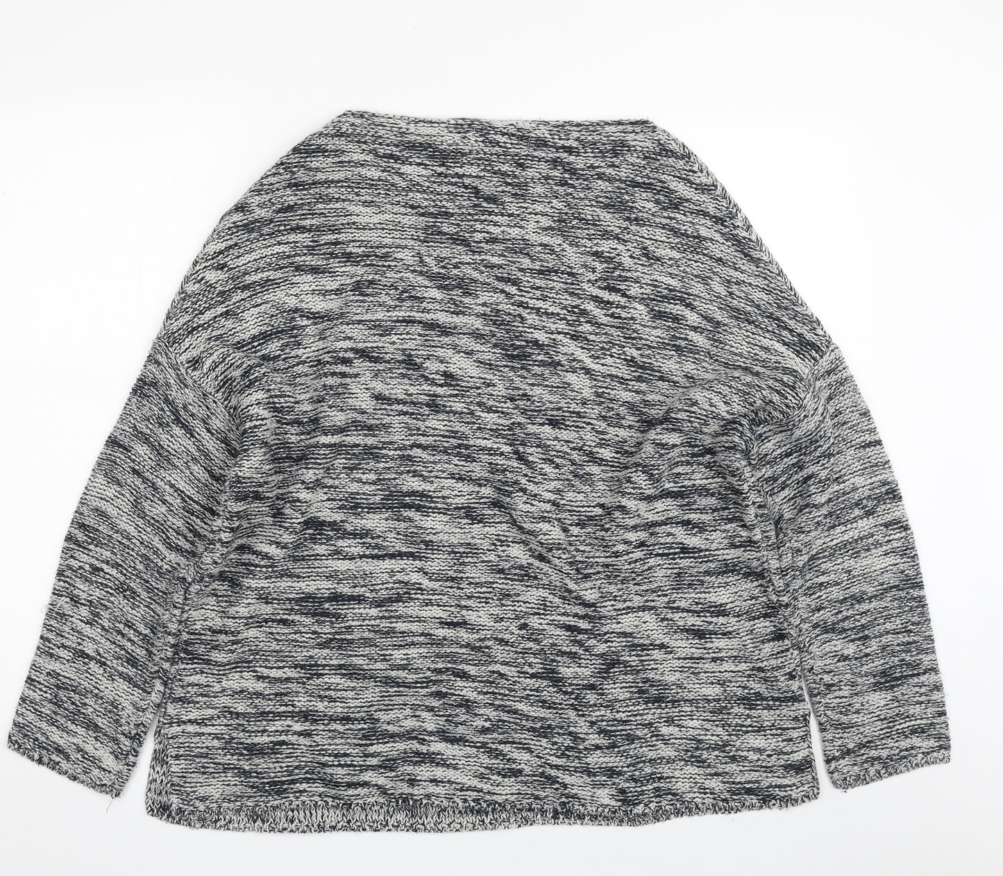 Atmosphere Womens Grey Boat Neck  Acrylic Pullover Jumper Size 14