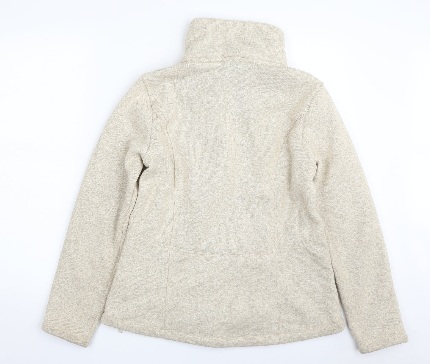 Lands' End Womens Beige   Jacket  Size M  Zip