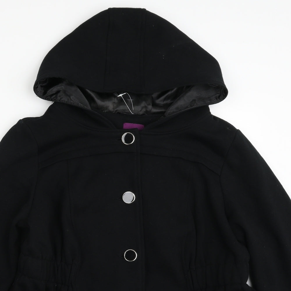 New Look Womens Black   Jacket  Size 18  Button