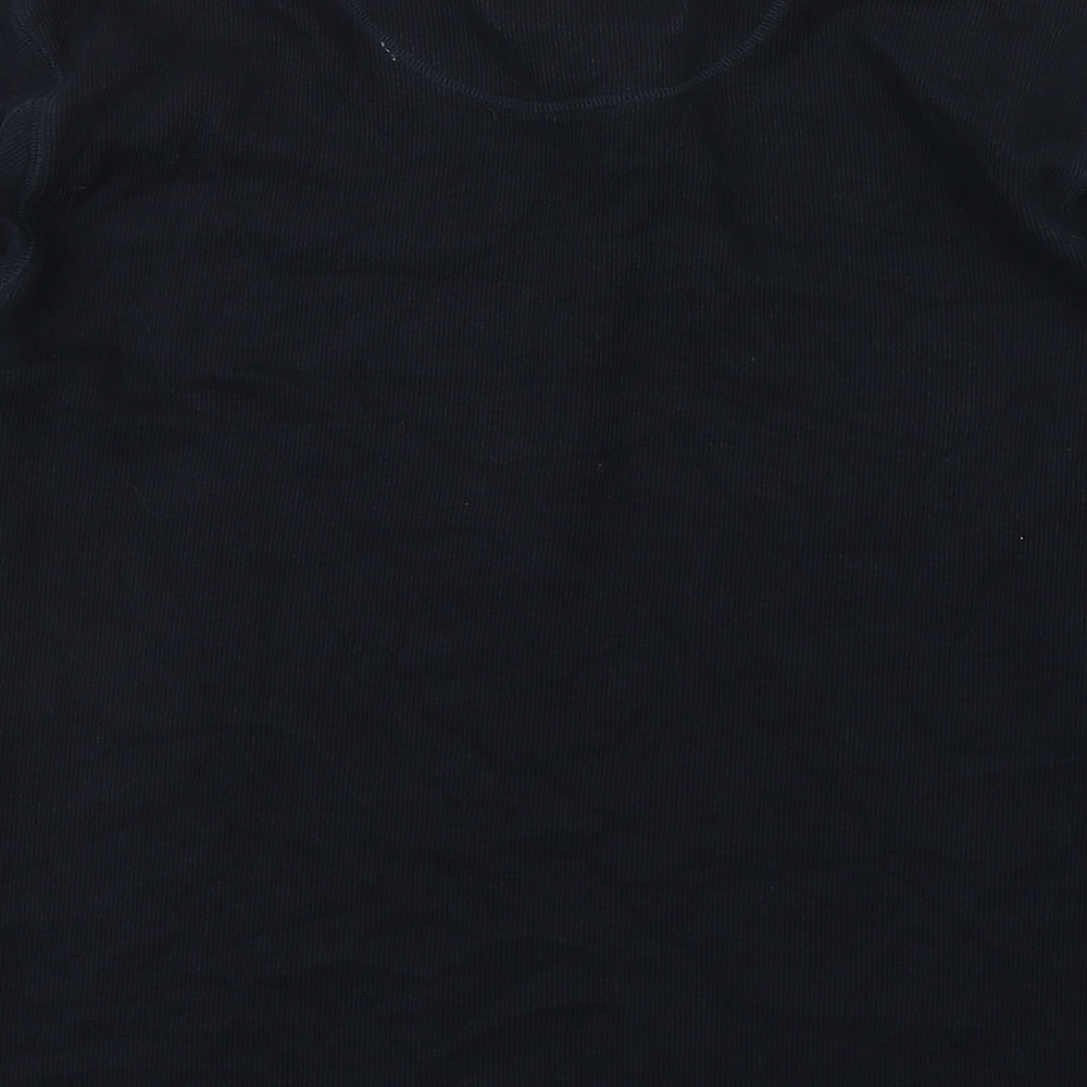 Stone Bay Mens Blue  Cotton  Polo Size XL Collared Button