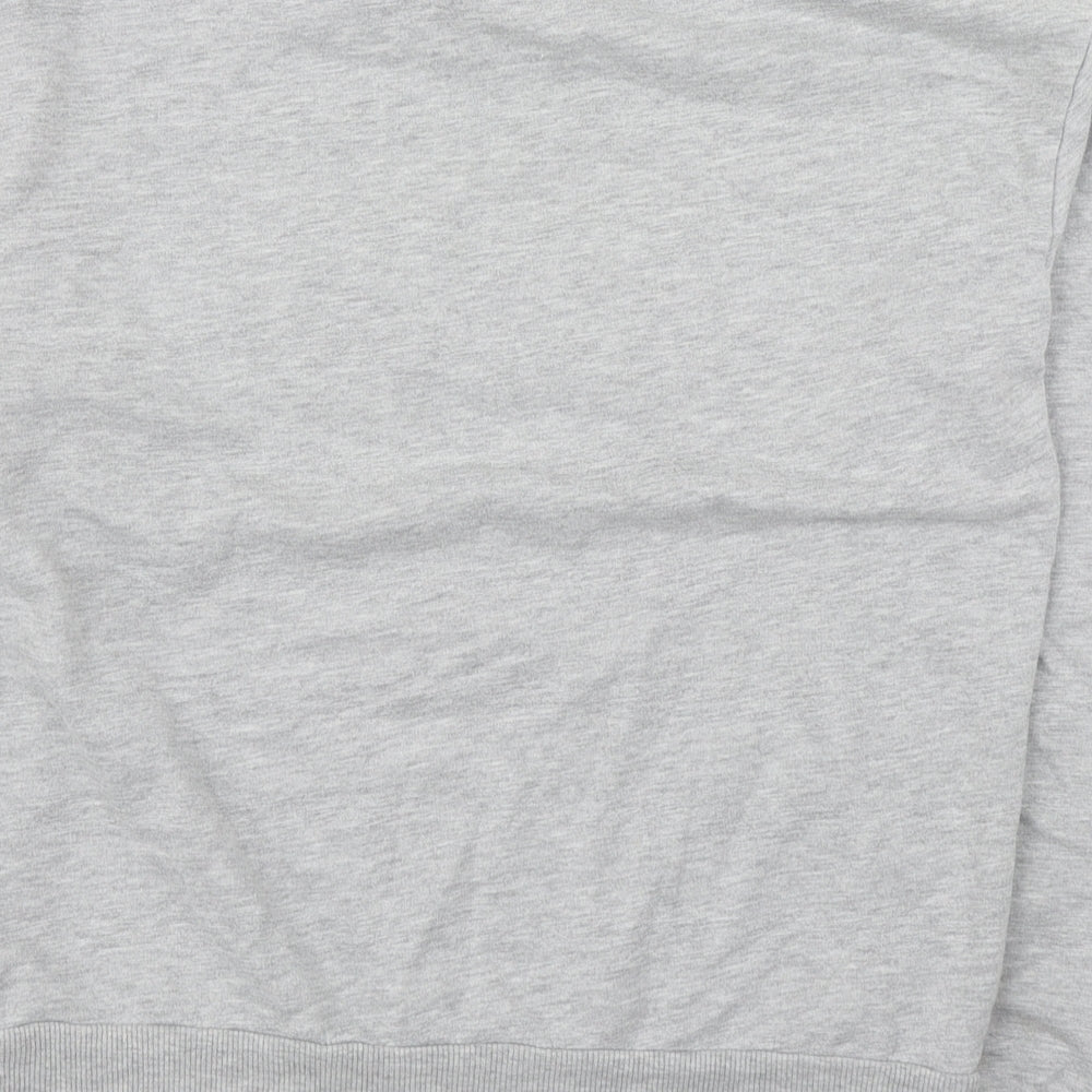 Debenhams Womens Grey Round Neck  Cotton Pullover Jumper Size M   - Jitterbug