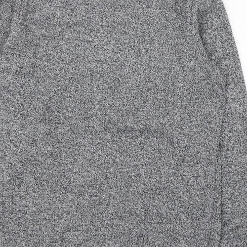 Dorothy Perkins Womens Grey Round Neck  Cotton Pullover Jumper Size S   - Dream