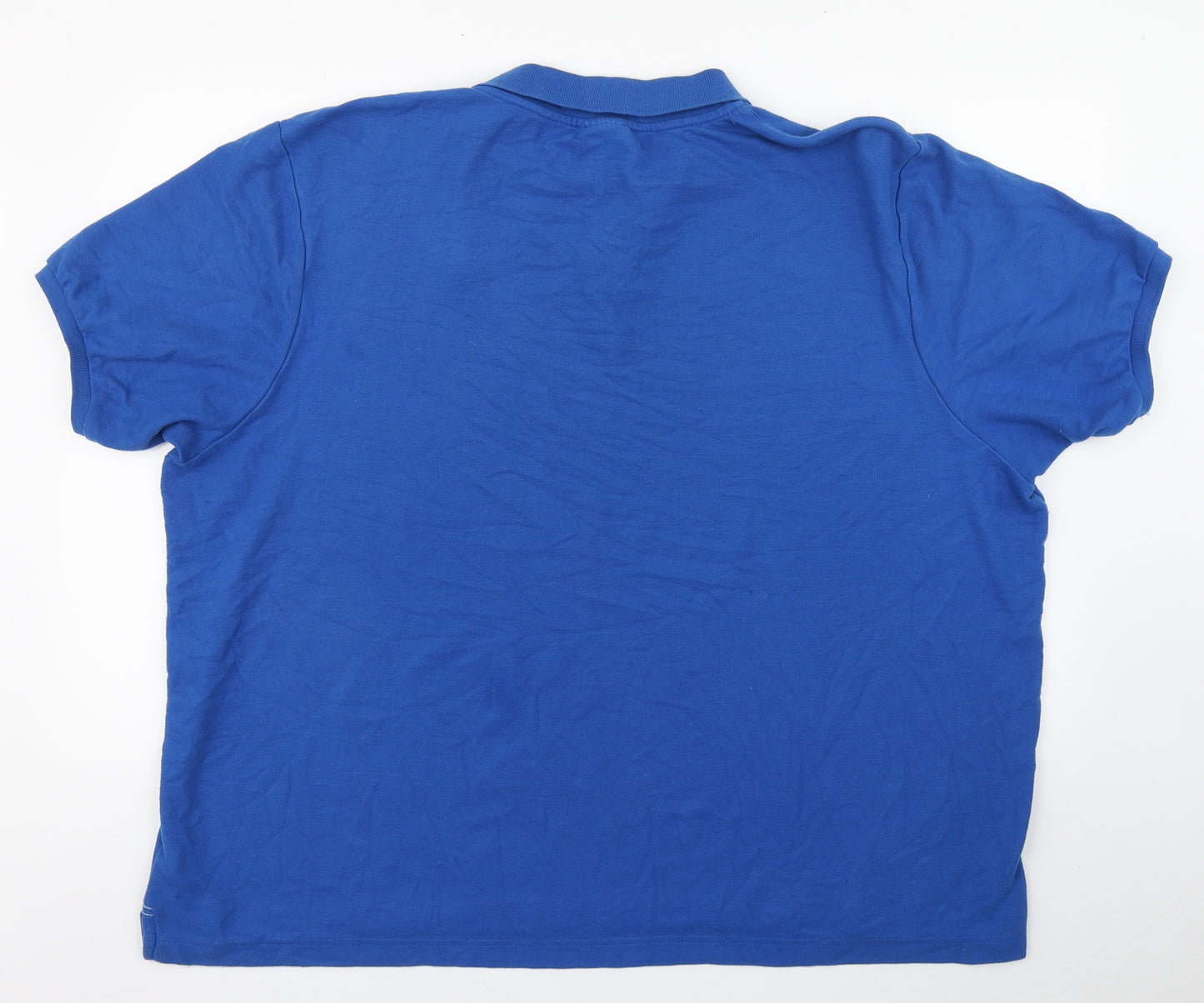 Slazenger Mens Blue  Polyester  Polo Size 4XL Collared Pullover