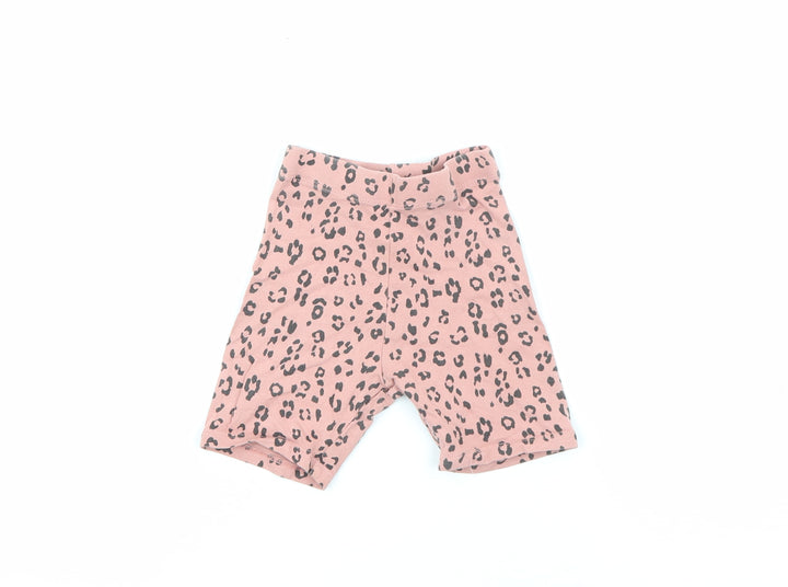 George Girls Pink Animal Print Cotton Pedal Pusher Leggings Size 12-18 Months