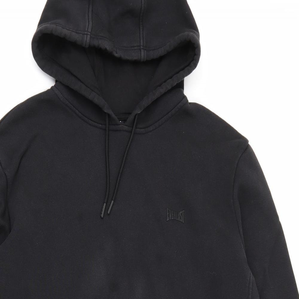 Everlast Mens Black  Cotton Pullover Hoodie Size 2XL