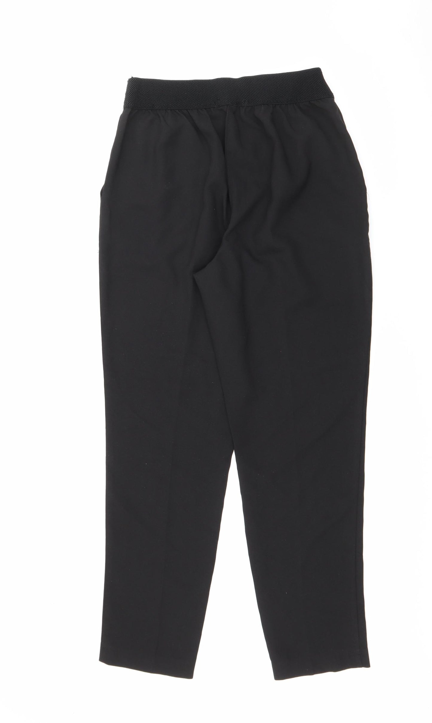 George Womens Black  Polyester Trousers  Size 12 L28 in Regular