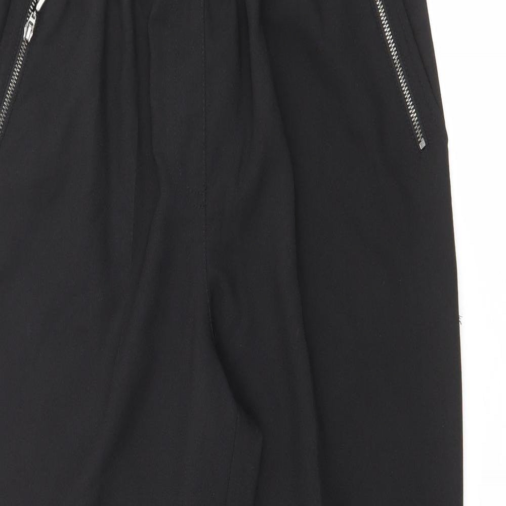 George Womens Black  Polyester Trousers  Size 12 L28 in Regular