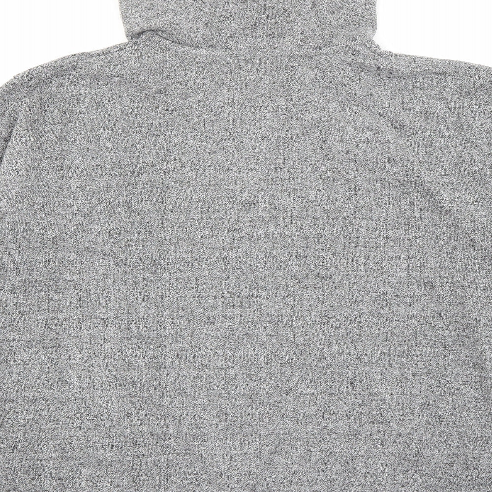 F&F Mens Grey  Polyester Full Zip Hoodie Size 2XL