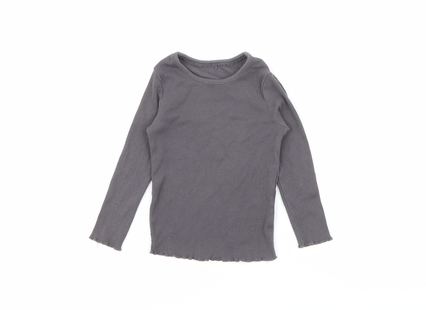 George Baby Grey  Cotton Pullover T-Shirt Size 18-24 Months Crew Neck