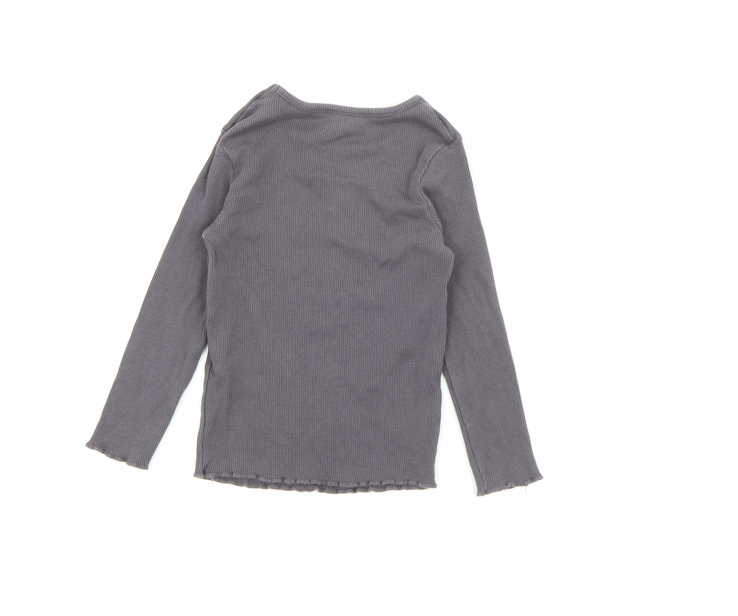 George Baby Grey  Cotton Pullover T-Shirt Size 18-24 Months Crew Neck