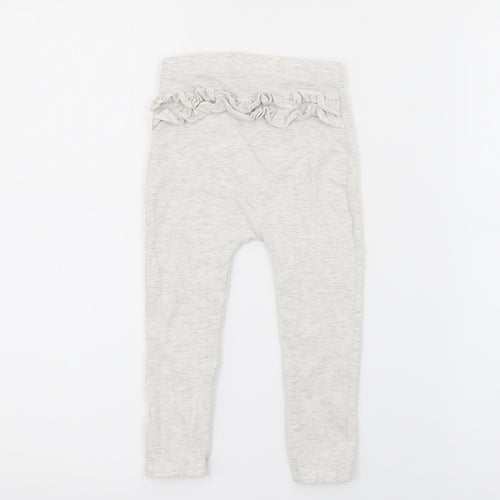 George Baby Grey  Cotton Pedal Pusher Leggings Size 18-24 Months