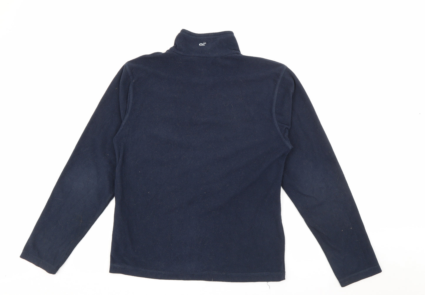 Regatta Mens Blue High Neck  Polyester Pullover Jumper Size S