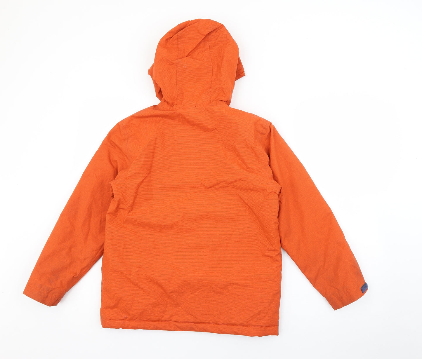 The Edge Boys Orange   Rain Coat Coat Size 9-10 Years  Zip