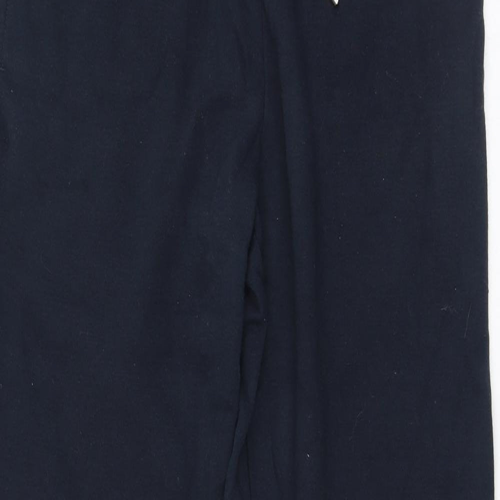Dunnes Stores Mens Blue  Cotton Jogger Trousers Size XS L28 in Regular