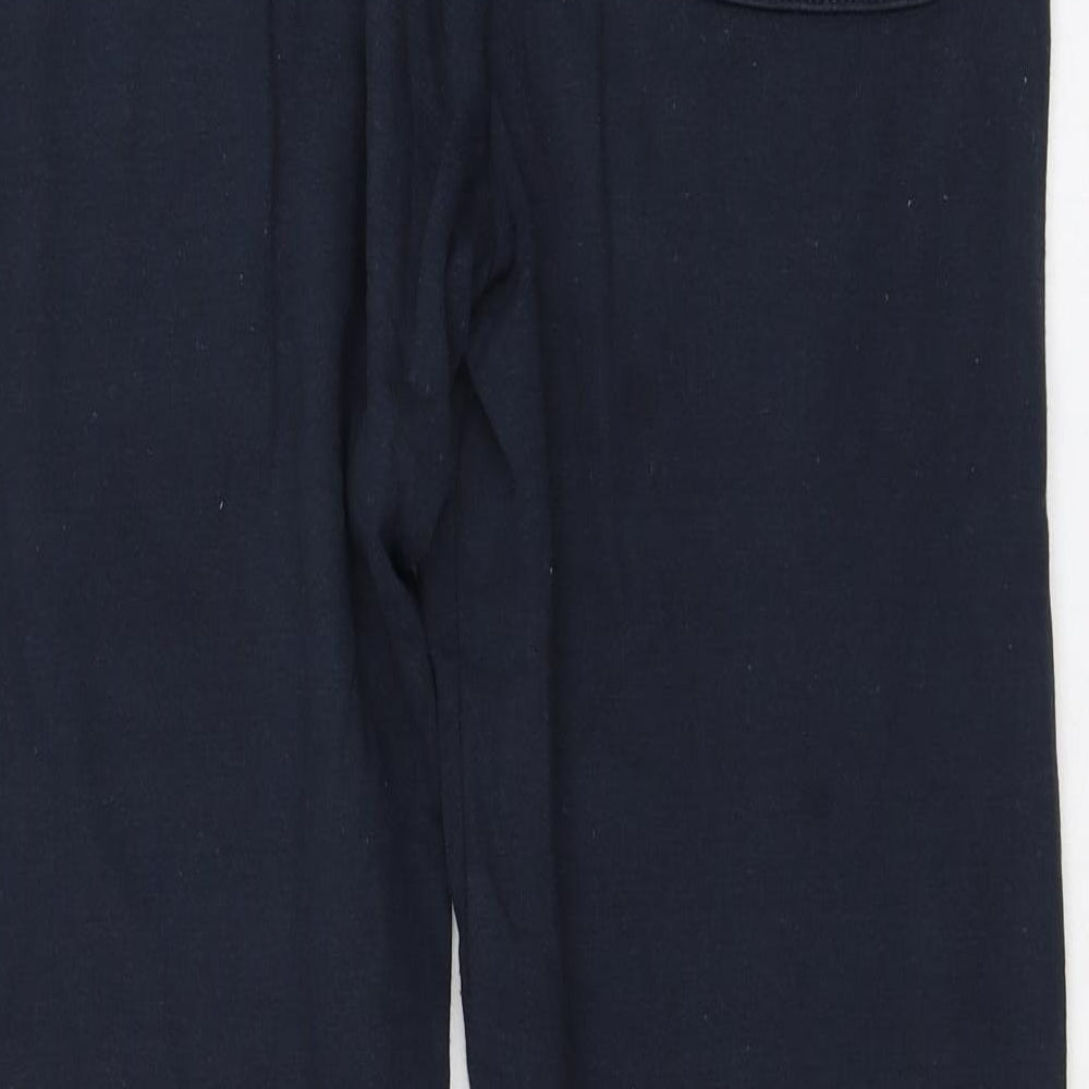 Dunnes Stores Mens Blue  Cotton Jogger Trousers Size XS L28 in Regular