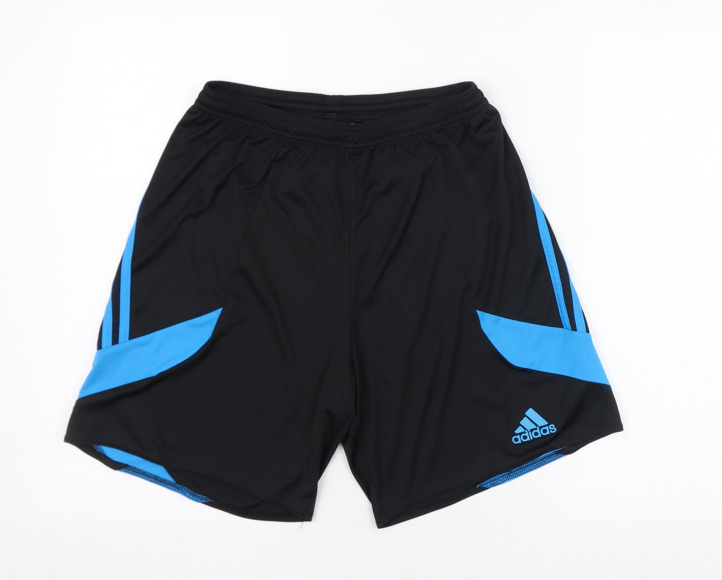 adidas Mens Black  Polyester Sweat Shorts Size M L7 in Regular