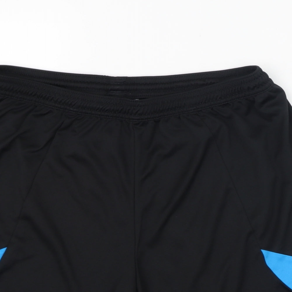 adidas Mens Black  Polyester Sweat Shorts Size M L7 in Regular
