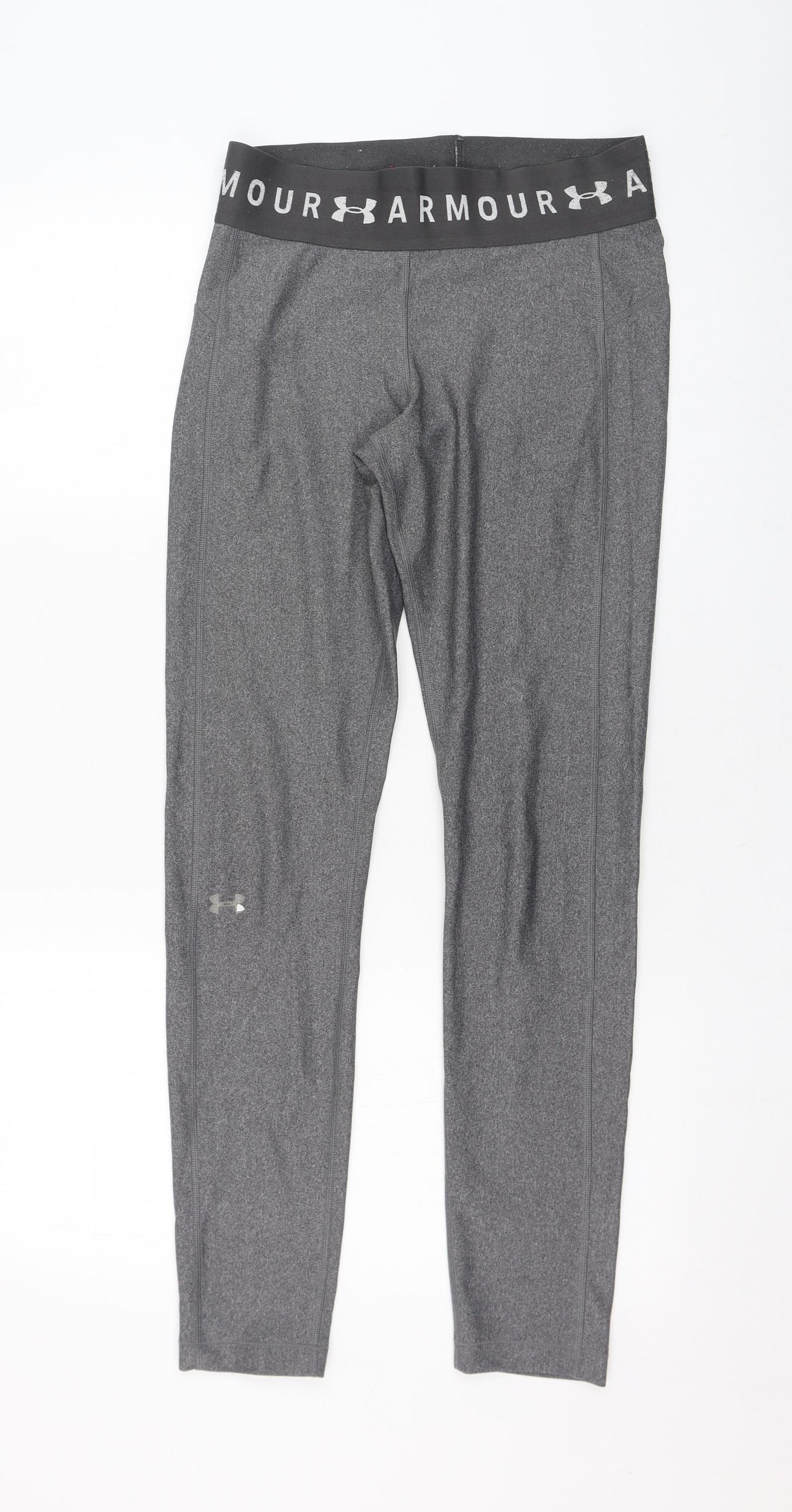 Under armour Womens Grey  Polyester Compression Leggings Size 28 L28 in Regular Pullover