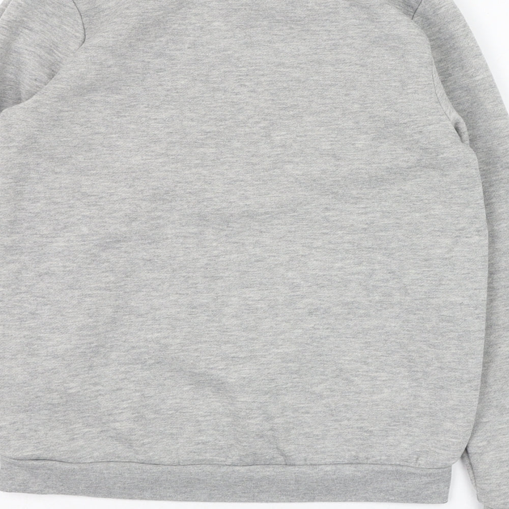 Primark Girls Grey  Polyester Pullover Sweatshirt Size 9-10 Years  Pullover - Original