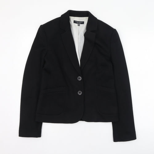 Laura Ashley Womens Black   Jacket Blazer Size 10  Button