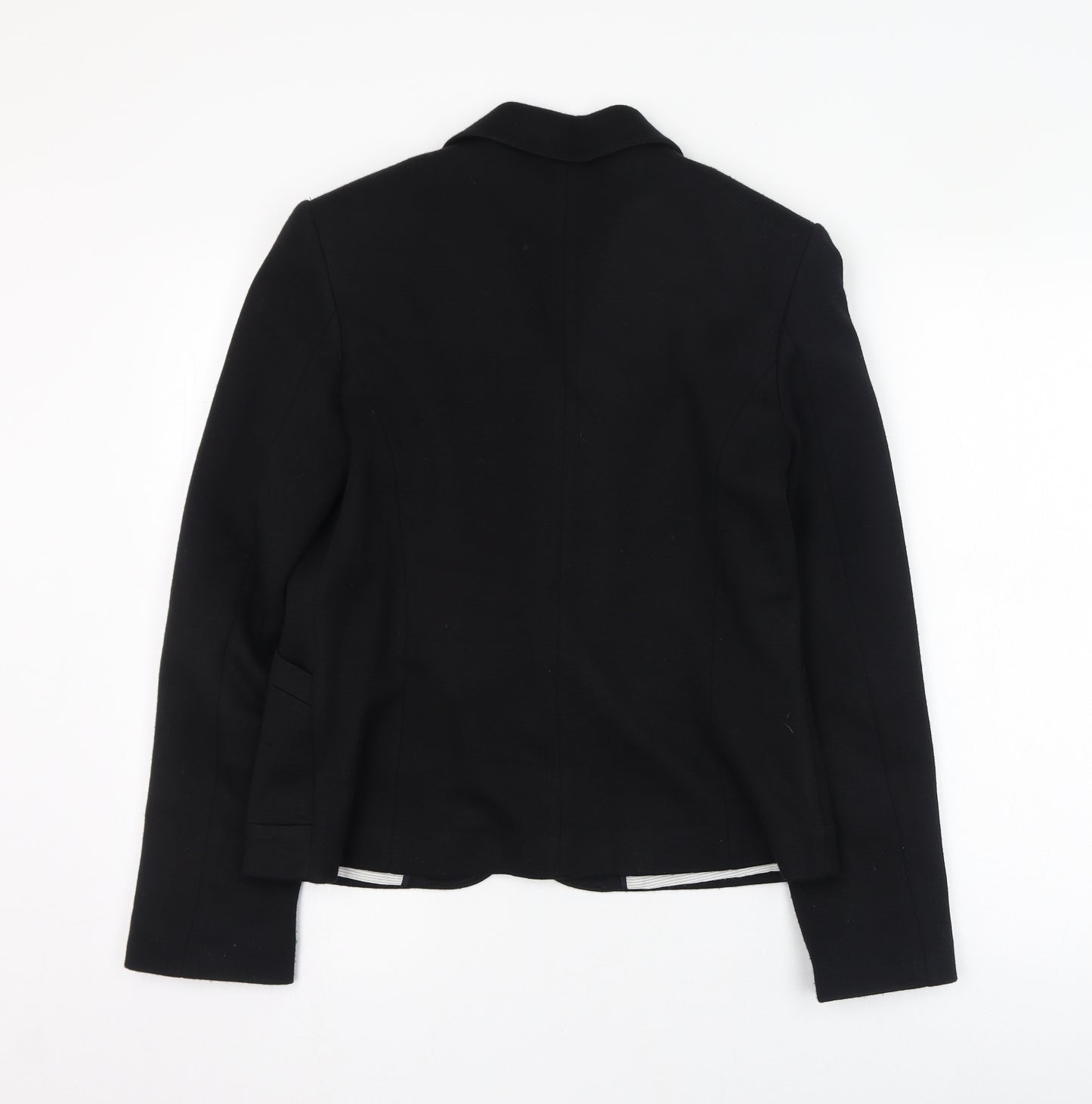 Laura Ashley Womens Black   Jacket Blazer Size 10  Button
