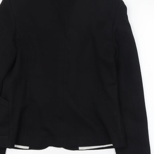 Laura Ashley Womens Black   Jacket Blazer Size 10  Button