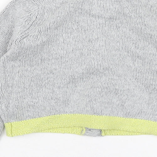 NEXT Girls Green Round Neck  Acrylic Cardigan Jumper Size 2-3 Years  Button - Paw Patrol