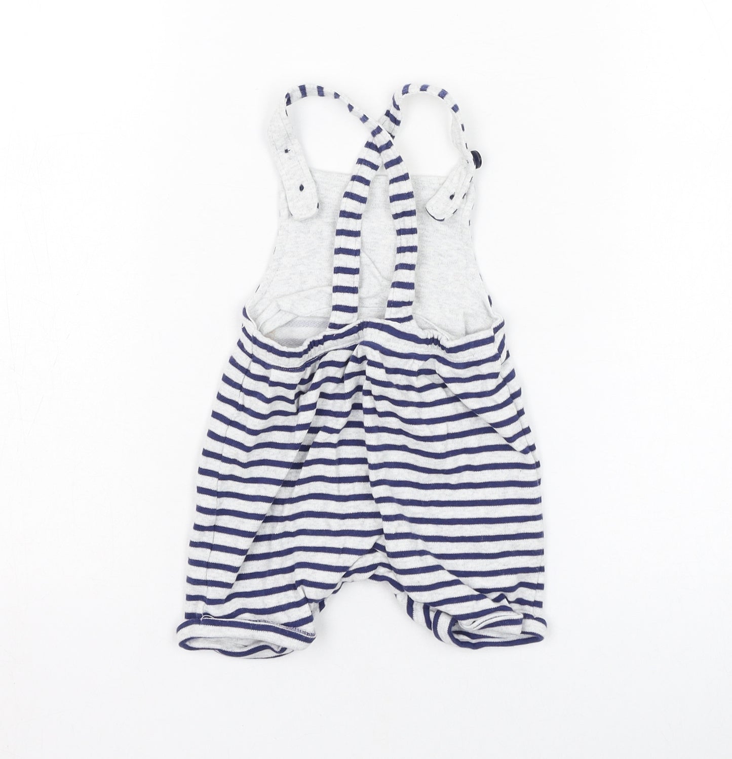 Matalan Boys Green Striped Cotton Dungaree One-Piece Size 6-9 Months  Button - Tigger, Disney