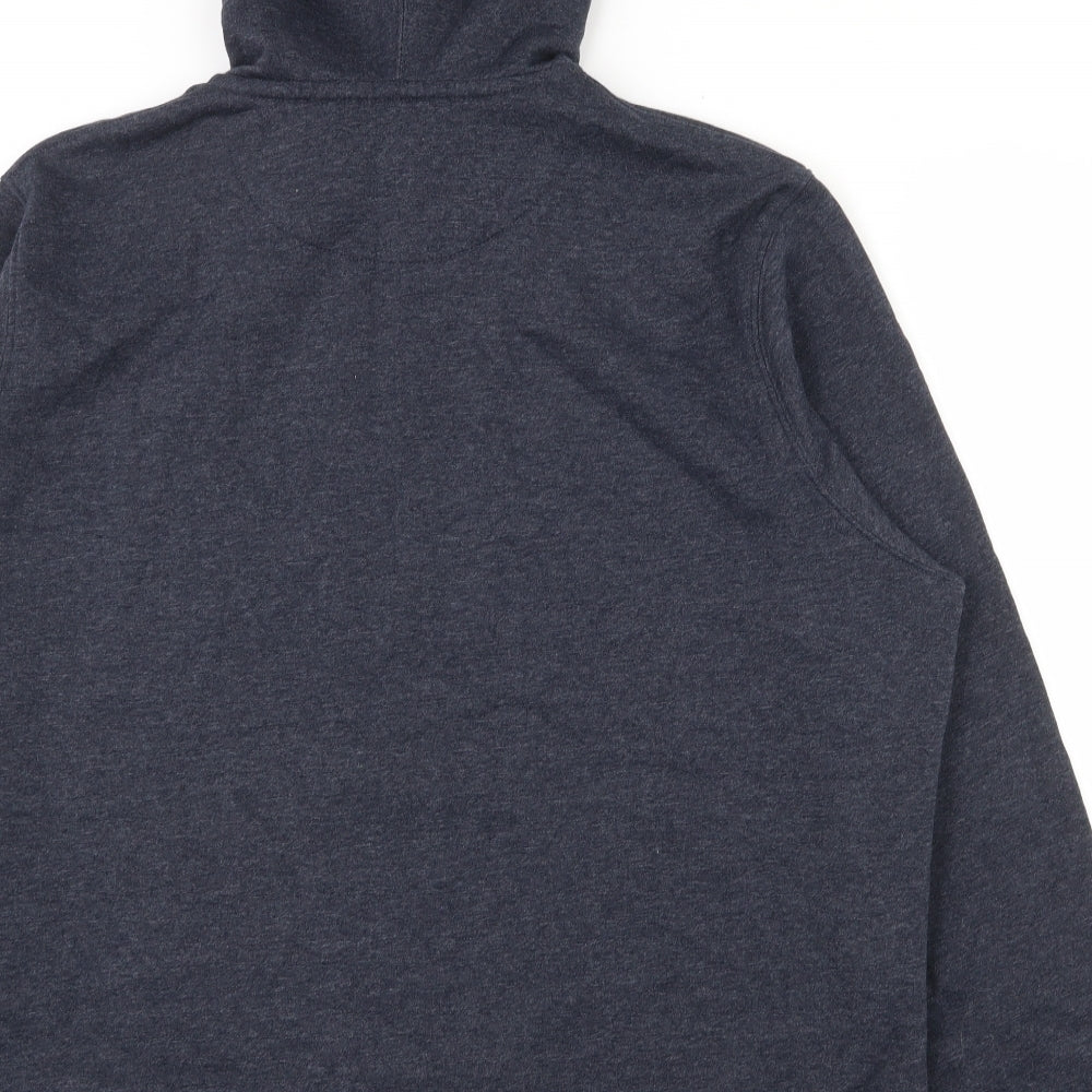 Matalan Mens Grey  Cotton Full Zip Hoodie Size 2XL