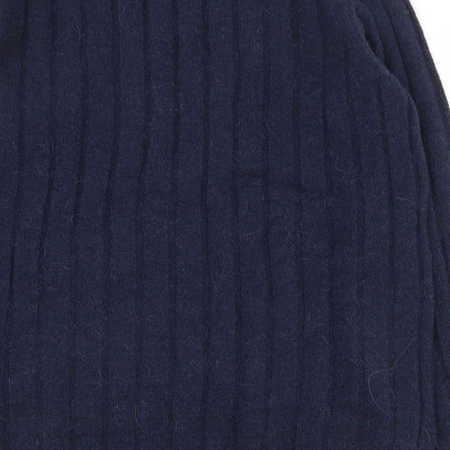 b.young Mens Blue Round Neck  Acrylic Pullover Jumper Size M