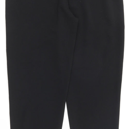 SheIn Womens Black  Polyester Jogger Trousers Size XS L28 in Regular Drawstring