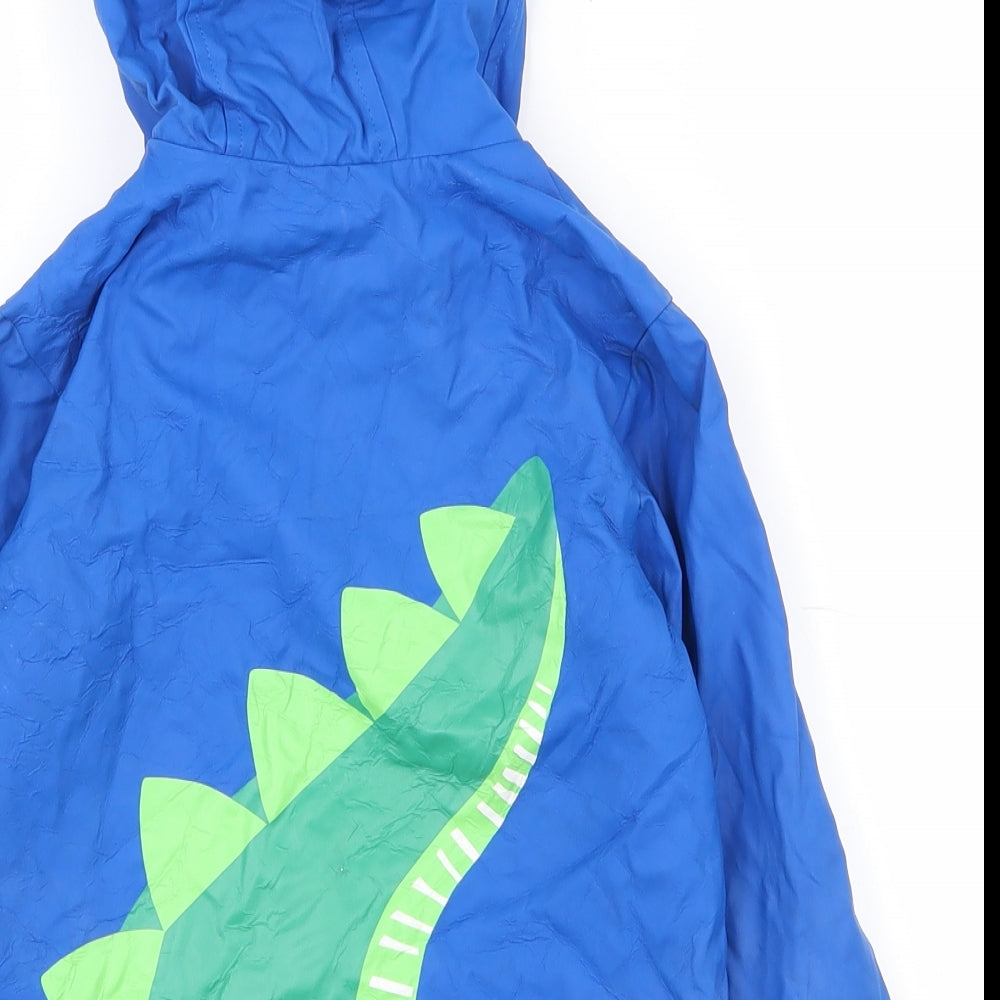 George Boys Blue   Rain Coat Coat Size 3-4 Years  Zip - Crocodile coat