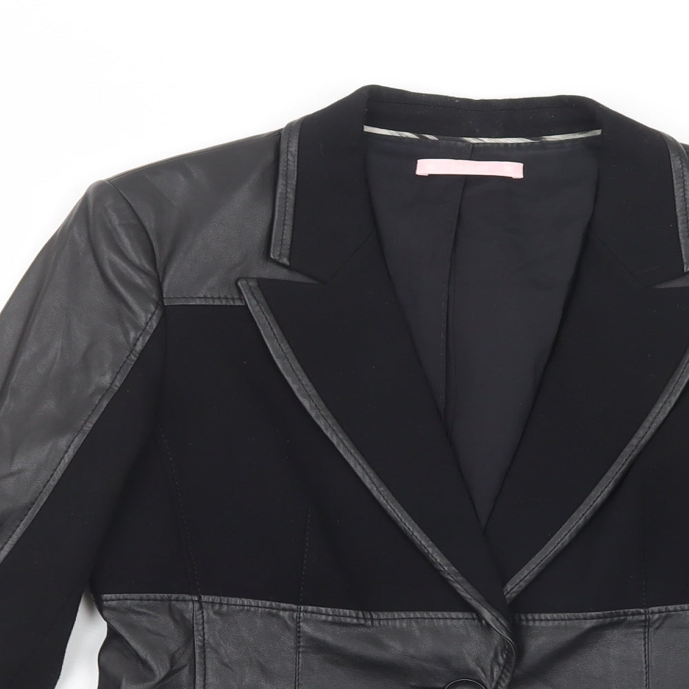 Basler Womens Black   Jacket Blazer Size 10  Button
