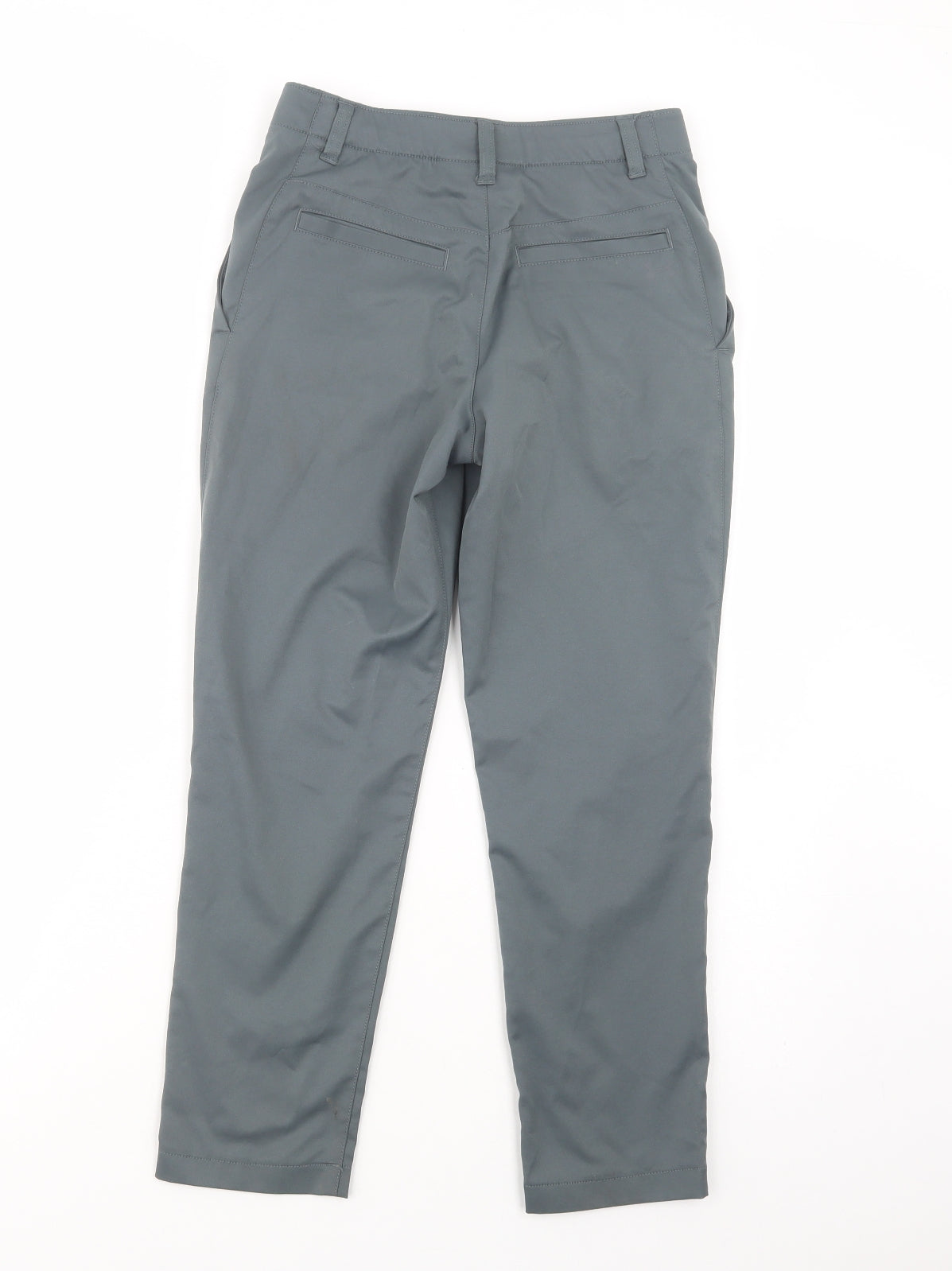 Under armour Boys Grey  Polyacrylate Fibre Chino Trousers Size 11-12 Years  Regular Button