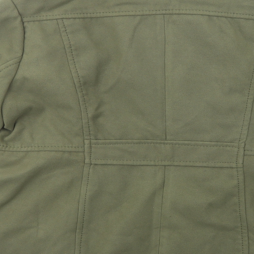 Body Flirt Womens Green   Pea Coat Coat Size 22  Button