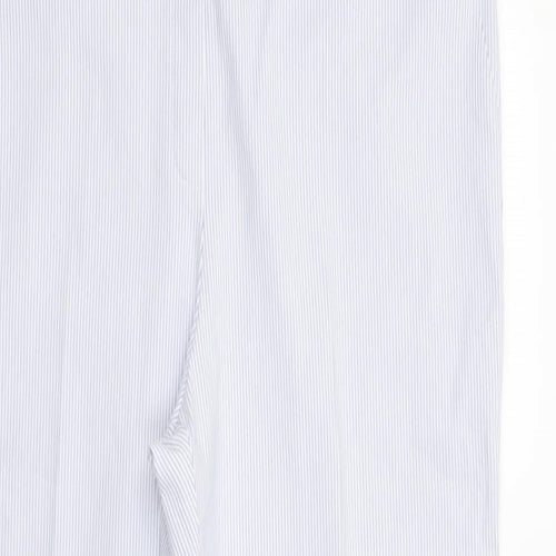 Gallery Womens Blue Striped Polyester Dress Pants Trousers Size 20 L29 in Regular