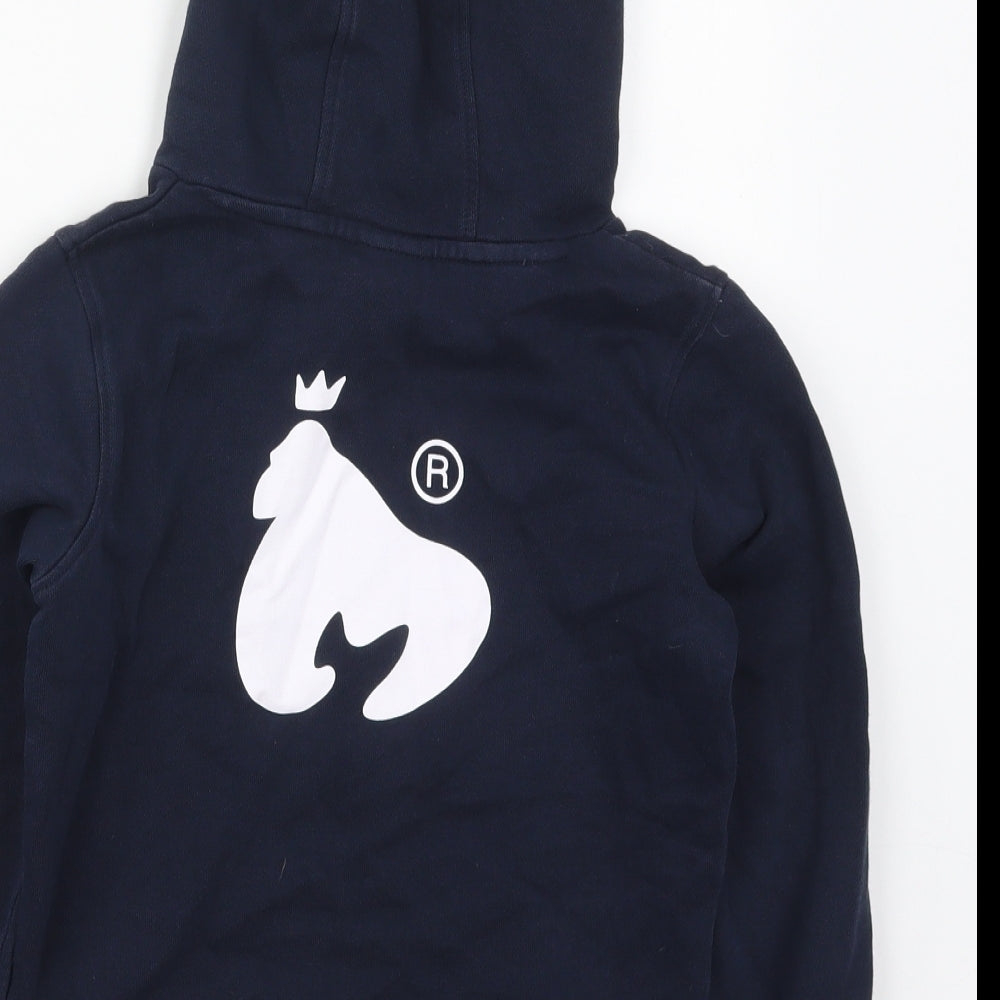 Money Boys Blue  Cotton Pullover Hoodie Size 8-9 Years  Pullover