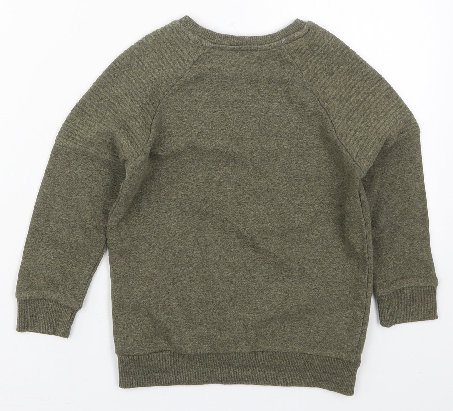 George Boys Green  Cotton Pullover Sweatshirt Size 5-6 Years  Pullover