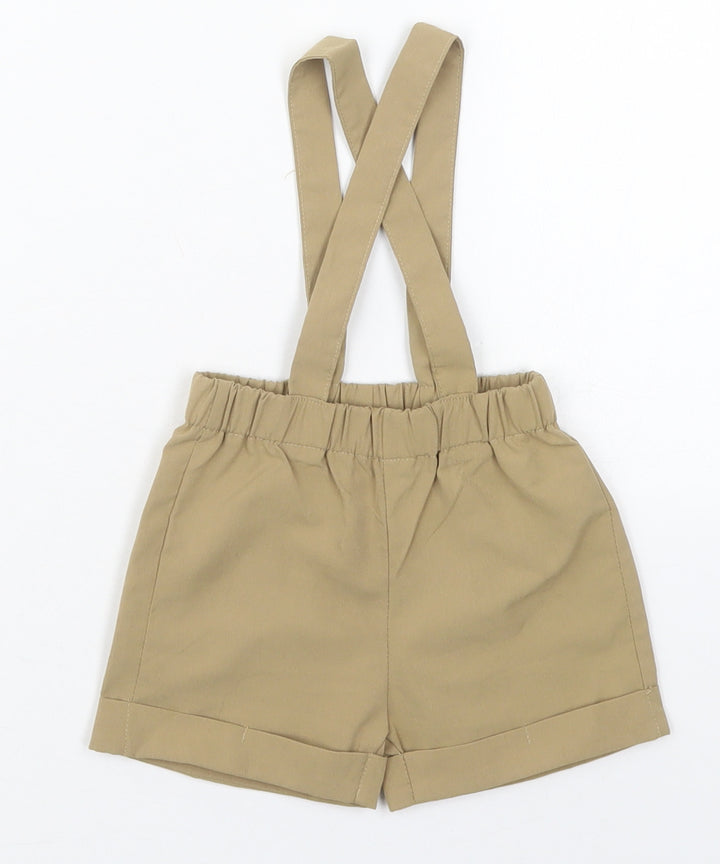 SheIn Baby Beige  Polyester Cropped Trousers Size 12 Months