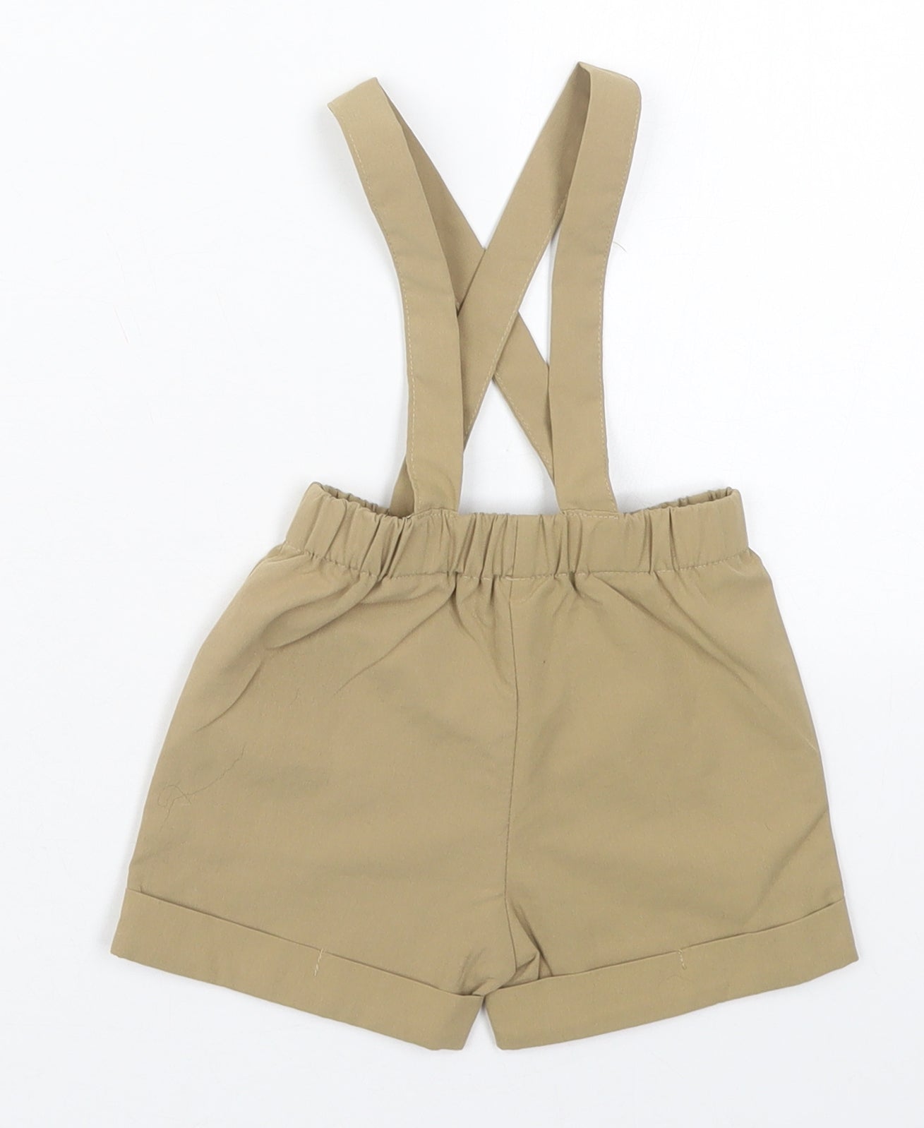 SheIn Baby Beige  Polyester Cropped Trousers Size 12 Months