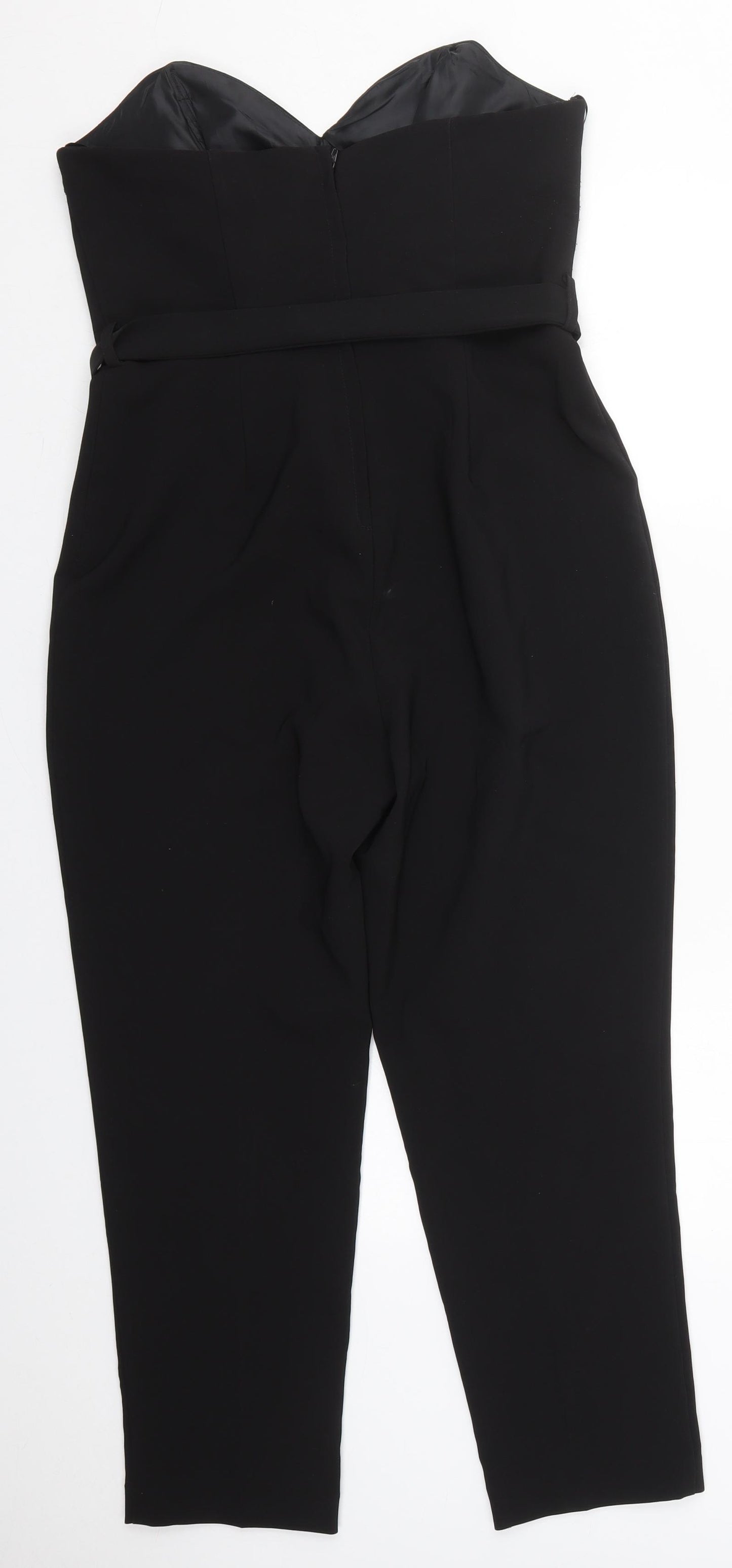 Miss Selfridge Womens Black  Polyester Bodysuit One-Piece Size 12 L25 in Zip