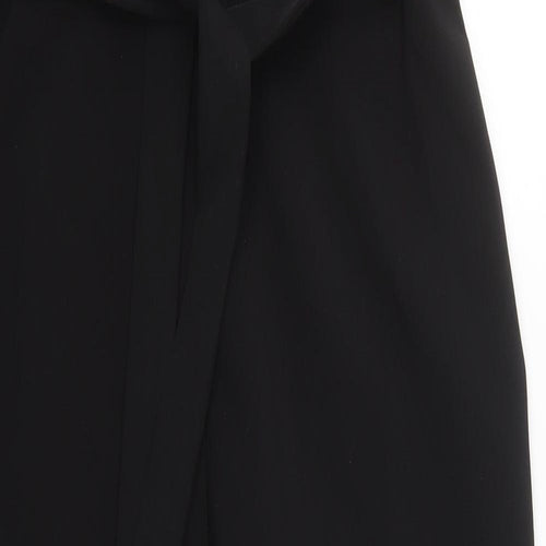 Miss Selfridge Womens Black  Polyester Bodysuit One-Piece Size 12 L25 in Zip