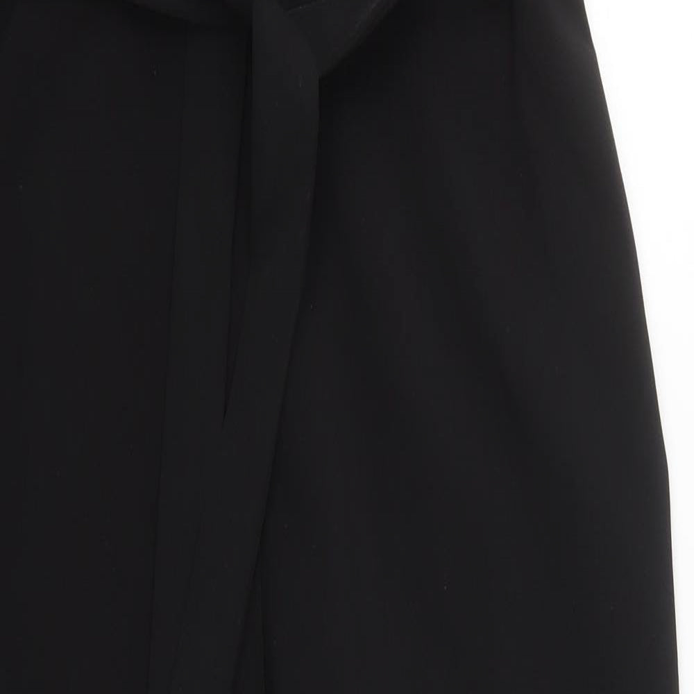 Miss Selfridge Womens Black  Polyester Bodysuit One-Piece Size 12 L25 in Zip
