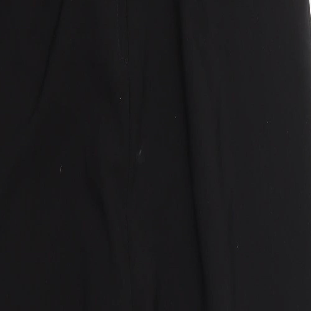 Miss Selfridge Womens Black  Polyester Bodysuit One-Piece Size 12 L25 in Zip
