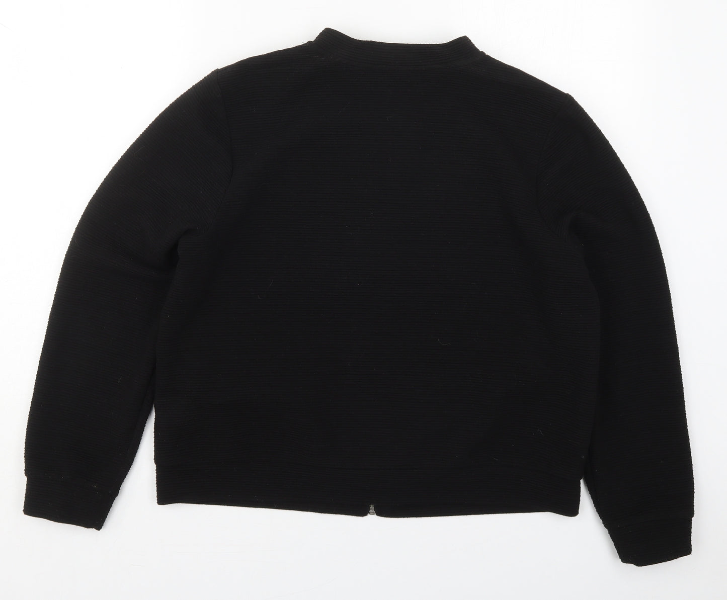 George Womens Black  Polyester Full Zip Sweatshirt Size 18  Zip
