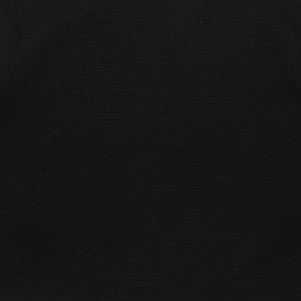 George Womens Black  Polyester Full Zip Sweatshirt Size 18  Zip