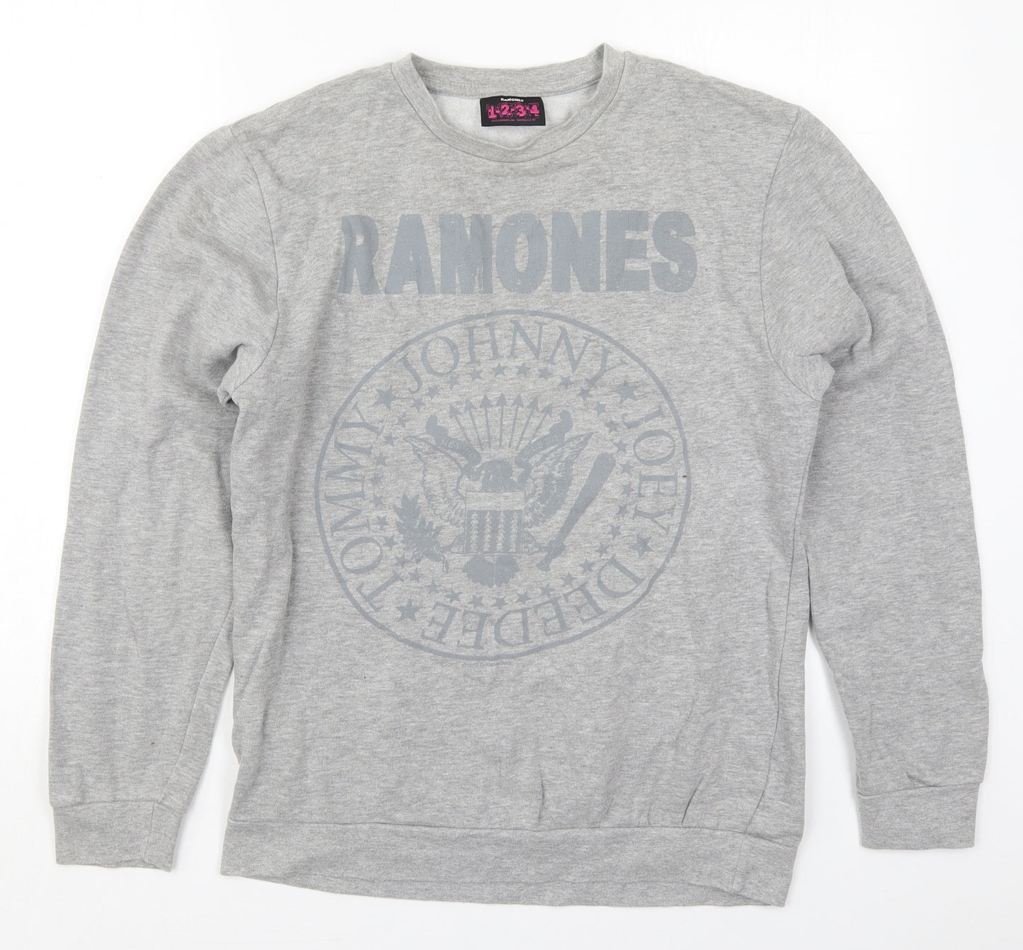 Matalan Mens Green  Cotton Pullover Sweatshirt Size S   - Ramones