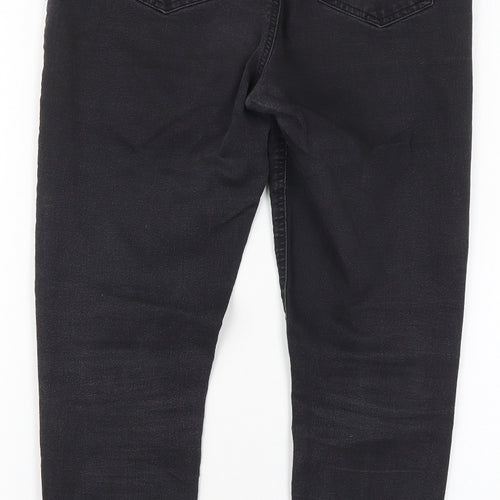 Marks and Spencer Womens Black  Cotton Jegging Jeans Size 12 L27 in Regular