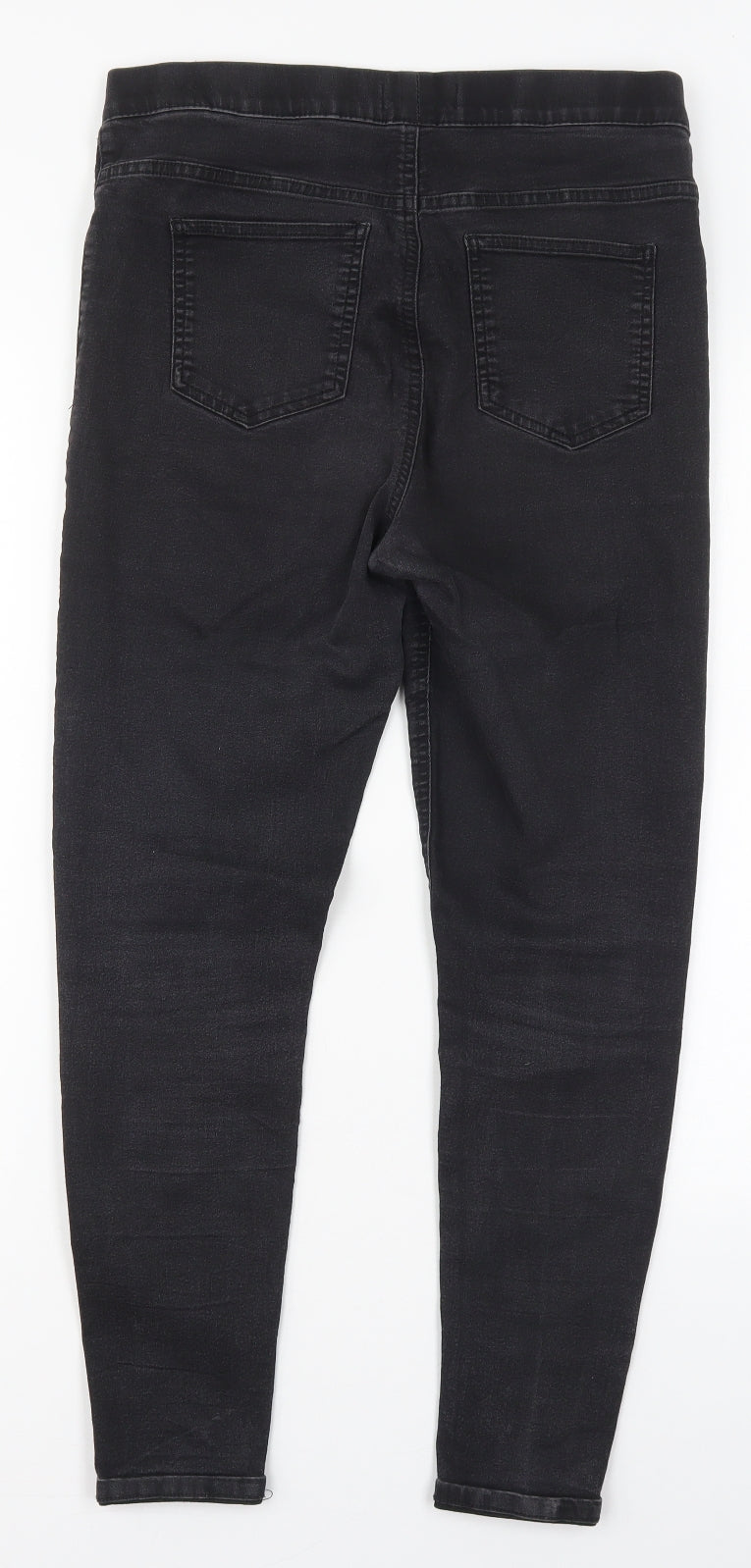Marks and Spencer Womens Black  Cotton Jegging Jeans Size 12 L27 in Regular